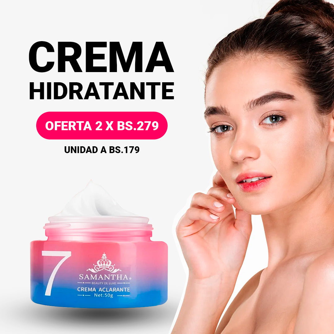 Crema Hidratante 7 Vegana Ácido Hialurónico