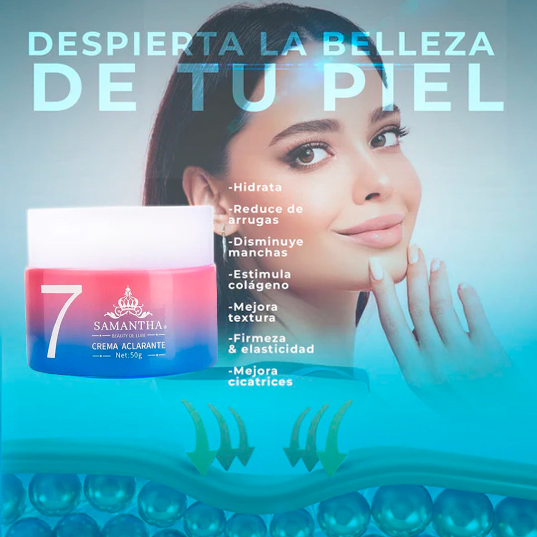 Crema Hidratante 7 Vegana Ácido Hialurónico