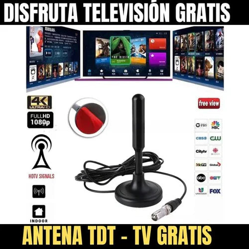 ANTENA TV DIGITAL FULL HD - FUNCIONA EN TODOS LOS TELEVISORES