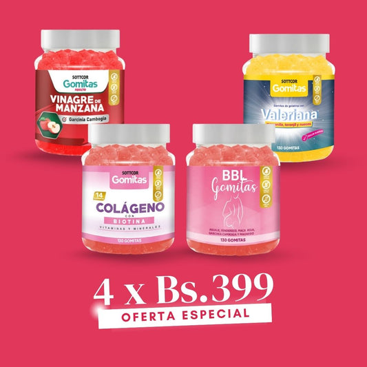 SUPER COMBO GOMITAS DE VINAGRE DE MANZANA