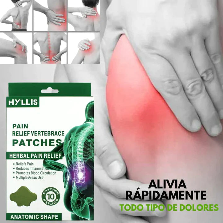 PARCHES PARA EL DOLOR DE ARTICULACIONES, CIÁTICA Y ESPALDA (Pack X10 Und)