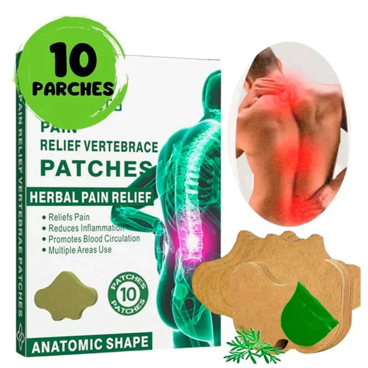 PARCHES PARA EL DOLOR DE ARTICULACIONES, CIÁTICA Y ESPALDA (Pack X10 Und)