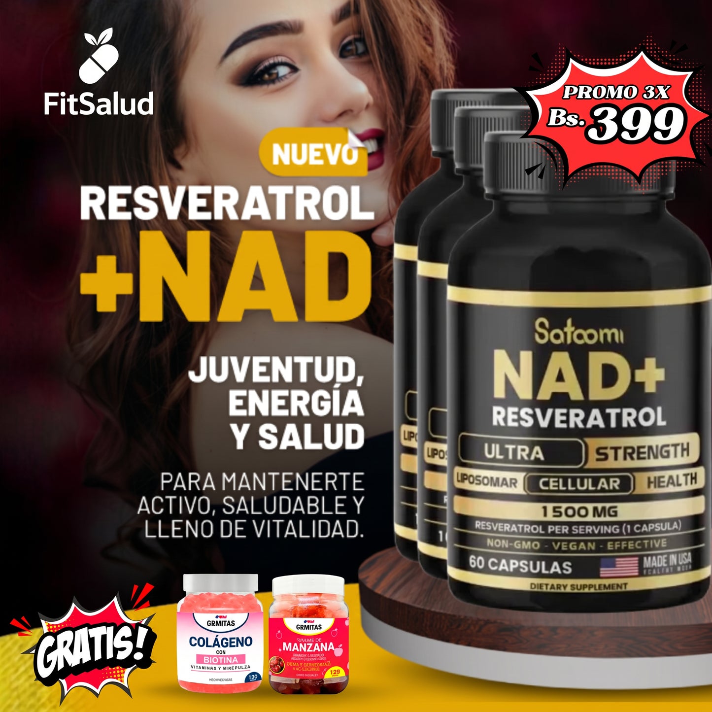 NAD + RESVERATROL 1500mg